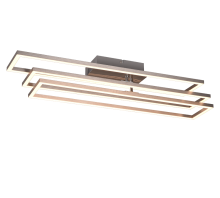 Φωτιστικό Οροφής Trio Lighting LED 36W 2700K Step Dimmable Νικελ Ματ Χρώματος – R64423107