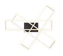 Φωτιστικό Οροφής Trio Lightinig Led 36W 2700K Step Dimmable Μαύρου Χρώματος – R64423132