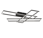 Φωτιστικό Οροφής Trio Lightinig Led 36W 2700K Step Dimmable Μαύρου Χρώματος – R64423132