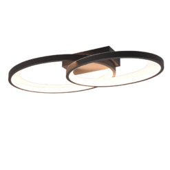 Φωτιστικό Οροφής Trio Lighting LED 25W 3000K Μαύρου Χρώματος – R64482134