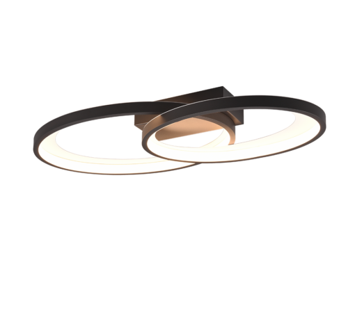 Φωτιστικό Οροφής Trio Lighting LED 25W 3000K Μαύρου Χρώματος – R64482134