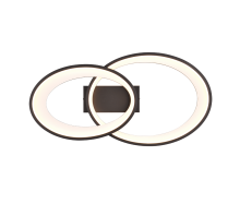 Φωτιστικό Οροφής Trio Lighting LED 25W 3000K Μαύρου Χρώματος – R64482134