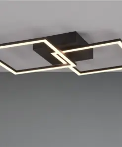 Φωτιστικό Οροφής Reality LED 20W 3000K Μαύρου Χρώματος – R64492132