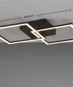 Φωτιστικό Οροφής Reality LED 20W 3000K Μαύρου Χρώματος – R64492132