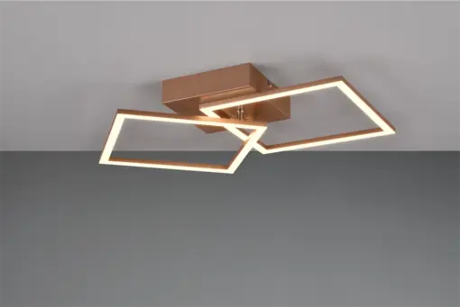 Φωτιστικό Οροφής Reality LED 20W 2250lm 3000K Καφέ Χρώματος – R64492165