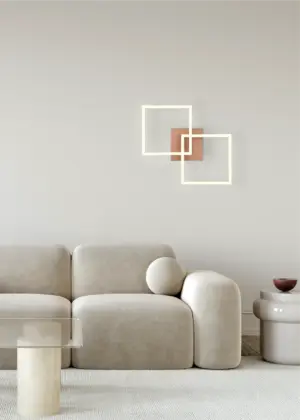 Φωτιστικό Οροφής Reality LED 20W 2250lm 3000K Καφέ Χρώματος – R64492165