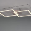 Φωτιστικό Οροφής Reality LED 20W 3000K Χρώματος Τιτανίου – R64492187