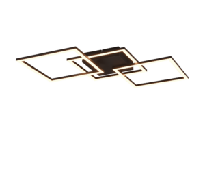 Φωτιστικό Οροφής Trio Lighting LED 31W 3000K Μαύρου Χρώματος – R64493132