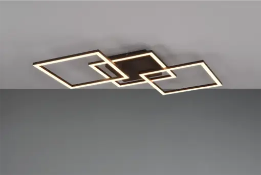 Φωτιστικό Οροφής Reality LED 31W 3000K Μαύρου Χρώματος – R64493132