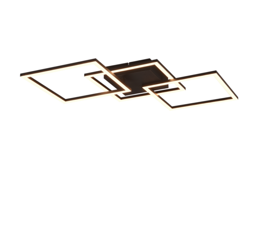 Φωτιστικό Οροφής Trio Lighting LED 31W 3000K Μαύρου Χρώματος – R64493132