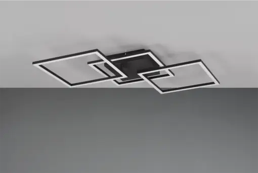 Φωτιστικό Οροφής Reality LED 31W 3000K Μαύρου Χρώματος – R64493132