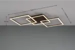Φωτιστικό Οροφής Reality LED 31W 3000K Μαύρου Χρώματος – R64493132