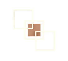 Φωτιστικό Οροφής Trio Lighting LED 31W 3000K Καφέ Χρώματος – R64493165