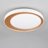 Πλαφονιέρα Λευκό & Χρυσό Φ45 ALETA LED 24W 2500lm Dimmable CCT με Τηλεχειριστήριο Reality – R64611179