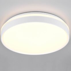 Πλαφονιέρα Λευκό Ματ Φ47 SPACY LED 33W 3800lm Dimmable CCT με Τηλεχειριστήριο Reality – R64851131