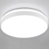 Πλαφονιέρα Λευκό Ματ Φ47 SPACY LED 33W 3800lm Dimmable CCT με Τηλεχειριστήριο Reality – R64851131