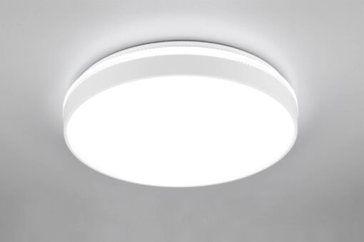 Πλαφονιέρα Λευκό Ματ Φ47 SPACY LED 33W 3800lm Dimmable CCT με Τηλεχειριστήριο Reality – R64851131