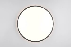 Πλαφονιέρα Μαύρη Φ38 LOODY LED 22W 2500lm 3000Κ Ανιχνευτή Κίνησης Reality – R64901102