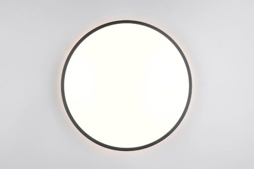 Πλαφονιέρα Μαύρη Φ38 LOODY LED 22W 2500lm 3000Κ Ανιχνευτή Κίνησης Reality – R64901102