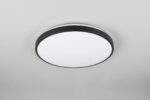 Πλαφονιέρα Μαύρη Φ38 LOODY LED 22W 2500lm 3000Κ Ανιχνευτή Κίνησης Reality – R64901102