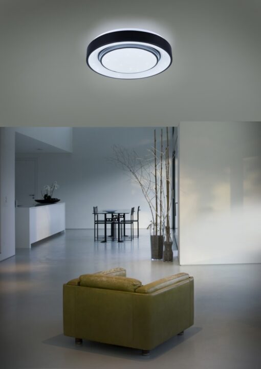 Φωτιστικό Οροφής Reality LED 20W  Μαύρο Ματ Μεταλλικό Dimmable 2400lm 3000 – 6000K  R65041032