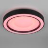 Πλαφονιέρα Μαύρη Ματ Φ40 ARCO LED 22W 2500lm RGBW Dimmable με Τηλεχειριστήριο Reality – R65091432