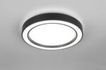 Πλαφονιέρα Μαύρη Ματ Φ40 ARCO LED 22W 2500lm RGBW Dimmable με Τηλεχειριστήριο Reality – R65091432