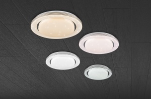 Φωτιστικό Οροφής Reality  LED 22,5W Λευκό Πλαστικό Τηλεχειριζόμενο Dimmable 3700lm  3000 – 6000K – R67045800