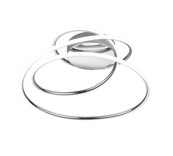 Φωτιστικό Οροφής Reality BOLOGNA  LED, 36W · 5100lm, 4000K Χρώμιο Μεταλλικό, Step dimmable – R67051106