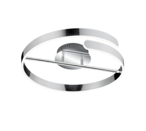 Φωτιστικό Οροφής Reality PARMA  LED, 37W · 4500lm, 4000K Χρώμιο Μεταλλικό, Step dimmable – R67071106