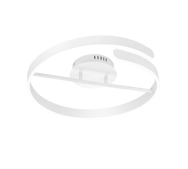 Φωτιστικό Οροφής Reality PARMA  LED, 37W · 4500lm, 4000K Λευκό Ματ Μεταλλικό, Step dimmable – R67071131