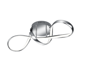 Φωτιστικό Οροφής Reality PERUGIA  LED, 28W · 3400lm, 4000K Χρώμιο Μεταλλικό, Step dimmable – R67091106