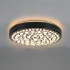 Φωτιστικό Οροφής Reality CHIZU , 22W · 1x 2500lm, 2700 – 6000K Μαύρο Ματ Πλαστικό,RGB,με ενσωματωμένο ροοστάτη, τηλεχειριστήριο, φωτάκι νυκτός – R67161132