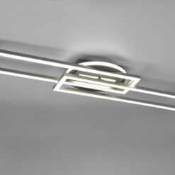 Φωτιστικό Οροφής Reality TWISTER , 30W · 4500lm, 2700 – 6000K Νίκελ Ματ Μεταλλικό, Περιστρεφόμενο, Tηλεχειριζόμενο, Step dimmable- R67183107