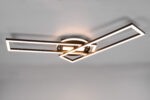 Φωτιστικό Οροφής Reality TWISTER , 30W · 1x 4500lm, 2700 – 6000K Μαύρο Ματ Μεταλλικό, Τηλεχειριζόμενο, Περιστρεφόμενο, Step dimmable – R67183132