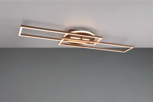 Φωτιστικό Οροφής Reality LED 30W 2700K Καφέ Χρώματος Step Dimmable – R67183165