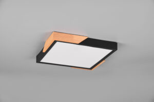 Φωτιστικό Οροφής Reality META , 20W · 2400lm, 3000K Μαύρο Ματ Πλαστικό, Step dimmable – R67191132