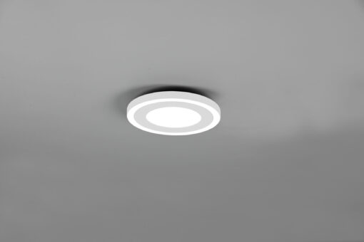 Φωτιστικό Οροφής Reality CARUS , 10W · 1350lm, 4000K Λευκό Ματ Πλαστικό, Αλλαγή ξεχωριστά – R67222031
