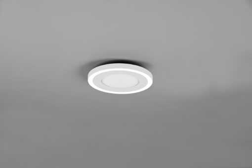 Φωτιστικό Οροφής Reality CARUS , 10W · 1350lm, 4000K Λευκό Ματ Πλαστικό, Αλλαγή ξεχωριστά – R67222031