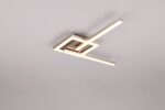 Φωτιστικό Οροφής VIALE Reality LED 17W 1950lm 4000K Περιστρεφόμενο Νίκελ Ματ – R67303107