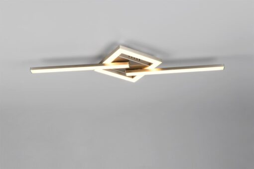 Φωτιστικό Οροφής VIALE Reality LED 17W 1950lm 4000K Περιστρεφόμενο Νίκελ Ματ – R67303107