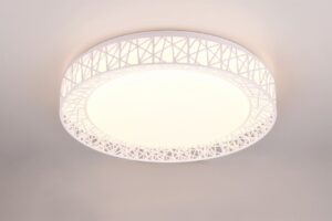 Φωτιστικό Οροφής CLUSTER Reality LED 40W 4300lm CCT Dimmable Με Χειριστήριο Λευκό – R67321101