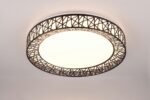 Φωτιστικό Οροφής CLUSTER Reality LED 40W 4300lm CCT Dimmable Με Χειριστήριο Μαύρο – R67321102