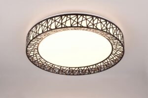 Φωτιστικό Οροφής CLUSTER Reality LED 40W 4300lm CCT Dimmable Με Χειριστήριο Μαύρο – R67321102