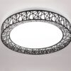 Φωτιστικό Οροφής CLUSTER Reality LED 40W 4300lm CCT Dimmable Με Χειριστήριο Μαύρο – R67321102