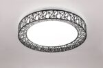 Φωτιστικό Οροφής CLUSTER Reality LED 40W 4300lm CCT Dimmable Με Χειριστήριο Μαύρο – R67321102