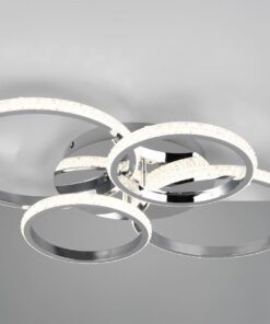 Φωτιστικό Οροφής CIRES Reality LED 27W 3400lm 4000K Περιστρεφόμενο Step Dimmable Χρώμιο – R67364106