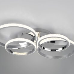 Φωτιστικό Οροφής CIRES Reality LED 27W 3400lm 4000K Περιστρεφόμενο Step Dimmable Χρώμιο – R67364106