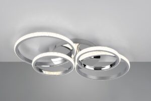 Φωτιστικό Οροφής CIRES Reality LED 27W 3400lm 4000K Περιστρεφόμενο Step Dimmable Χρώμιο – R67364106