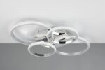 Φωτιστικό Οροφής CIRES Reality LED 27W 3400lm 4000K Περιστρεφόμενο Step Dimmable Χρώμιο – R67364106